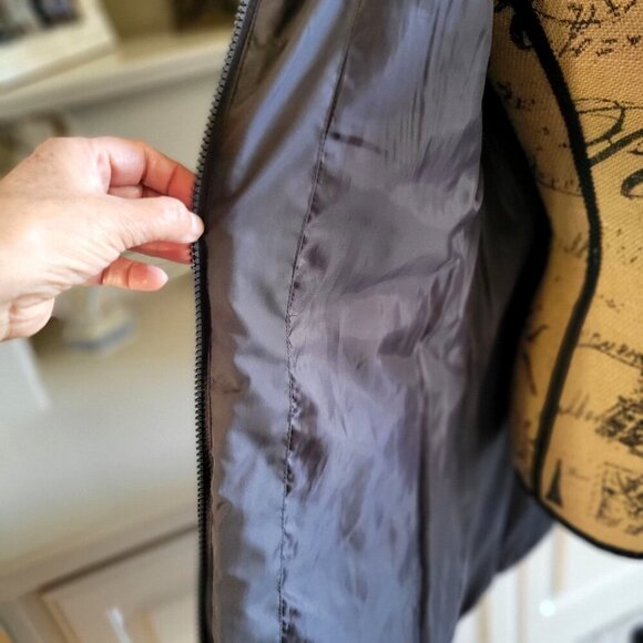 Maralyn & Me Juniors' Faux-Fur-Trim Hooded Puffer Charcoal Coat - M - Picture 5 of 9